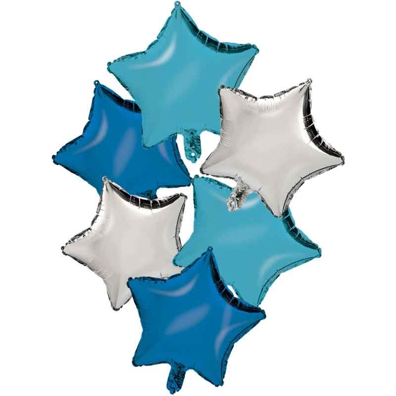 Silver/ Blue/Light Blue Bouquet
