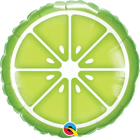 Sliced Lime Foil Balloon