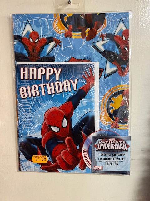 Spiderman Wrap Set - Eternity Party Express