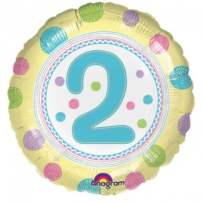 Spot On Age 2 Foil Balloon