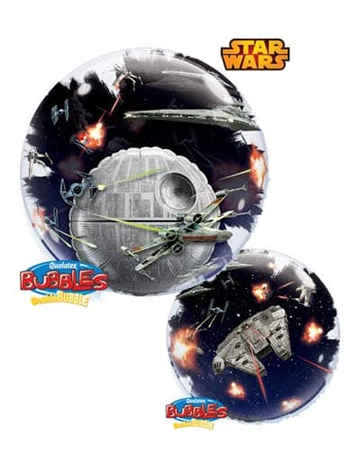 Death Star Double Bubble Balloon