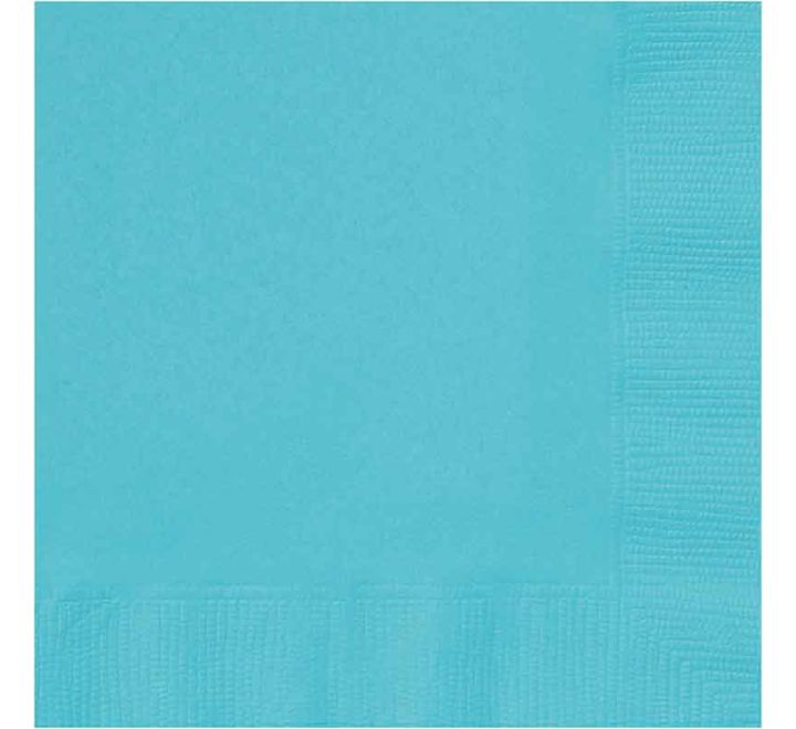 Terrific Teal Blue Napkins 33cm