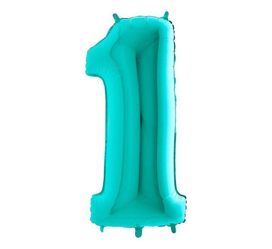 Tiffany Giant Helium Numbers - Eternity Party Express