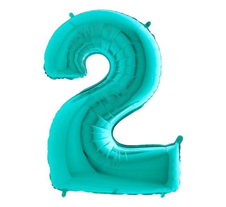 Tiffany Giant Helium Numbers - Eternity Party Express
