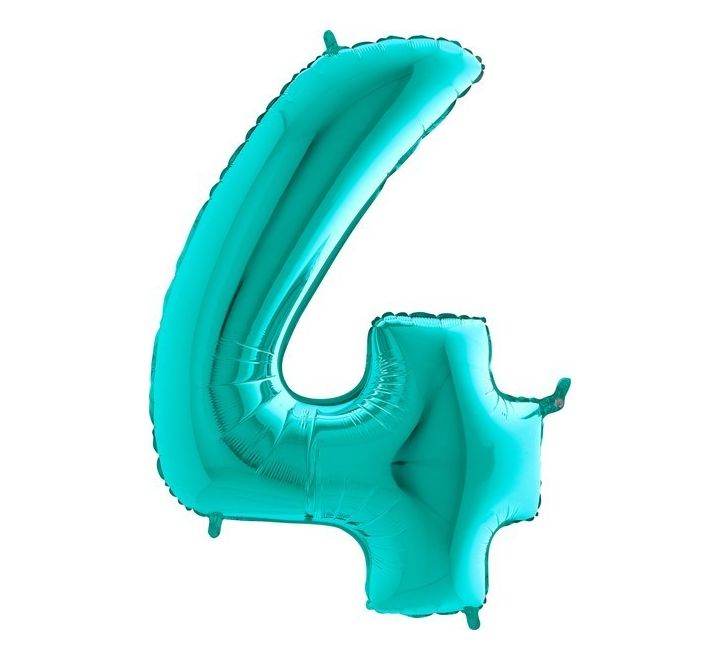 Tiffany Giant Helium Numbers - Eternity Party Express