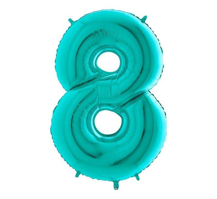 Tiffany Giant Helium Numbers - Eternity Party Express
