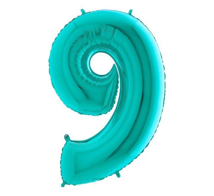 Tiffany Giant Helium Numbers - Eternity Party Express