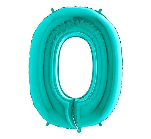 Tiffany Giant Helium Numbers - Eternity Party Express