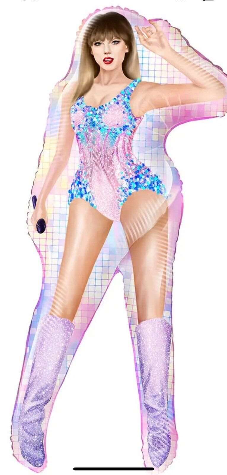 Dancing Lady Foil Balloon