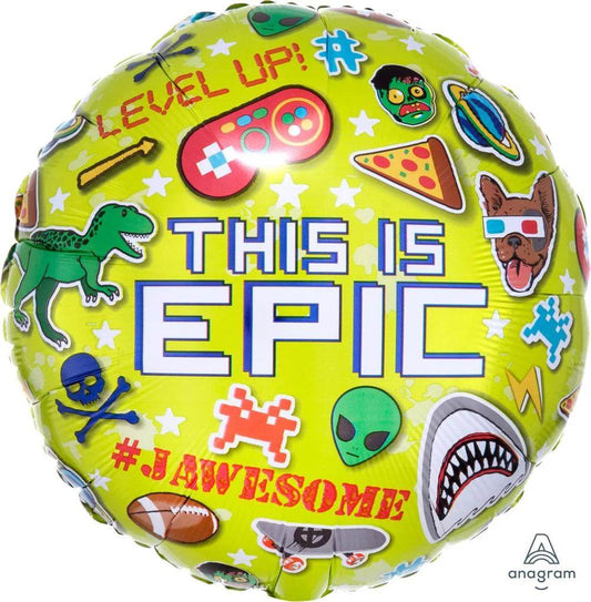 This Is Epic Foil Balloon - Eternity Party Express