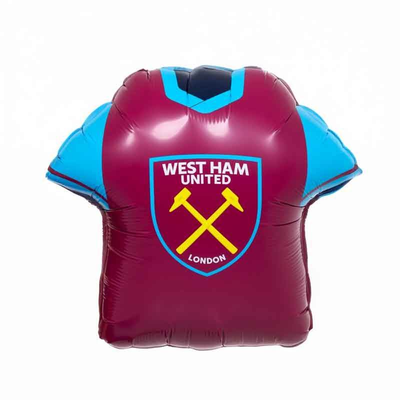West Ham United FC Jersey Shaped Foil Balloon - Eternity Party Express