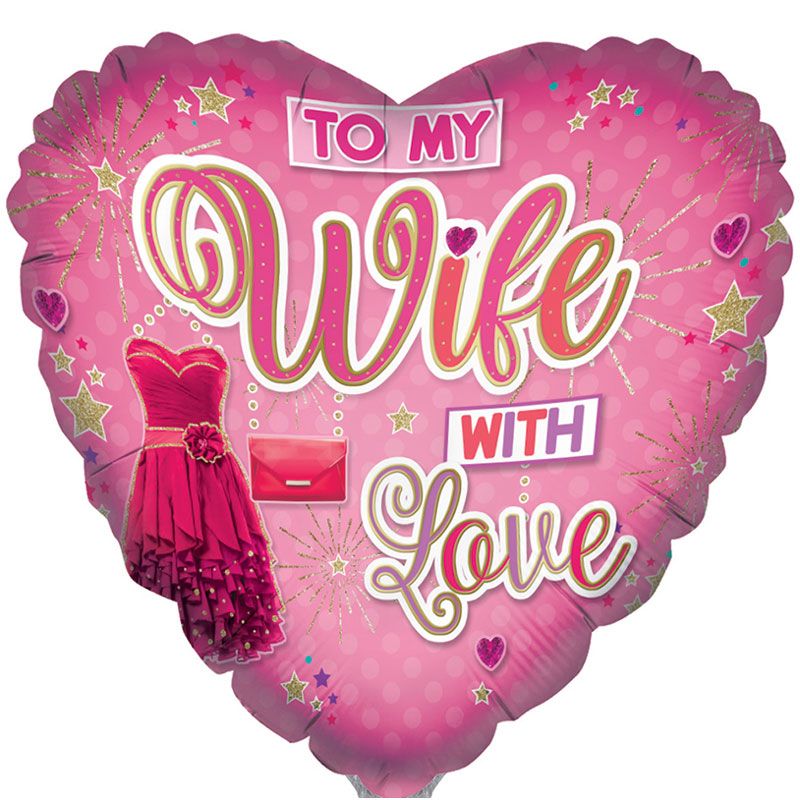 To My Wife Foil Balloon