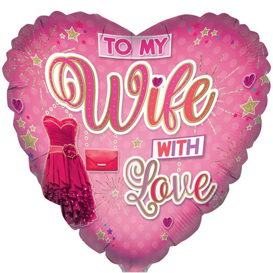 To My Wife Foil Balloon