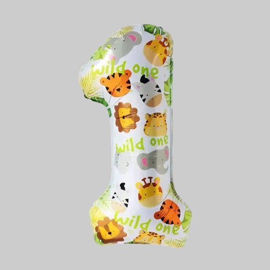 Wild One Number 1 Shaped Foil Balloon