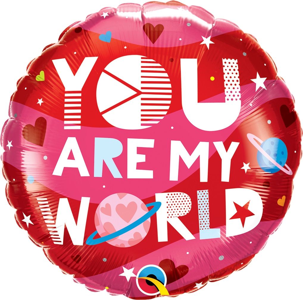 You Are My World Foil Balloon