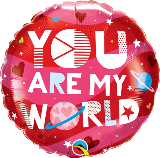 You Are My World Foil Balloon