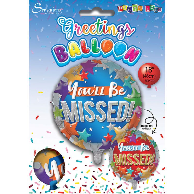 You'll be missed Foil Balloon