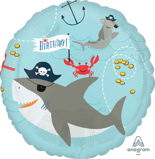Ahoy Birthday Foil Balloon