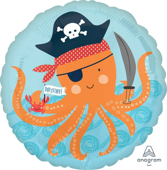 Ahoy Birthday Foil Balloon