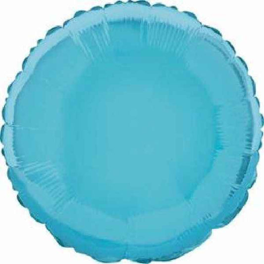Baby Blue Round Foil Balloon