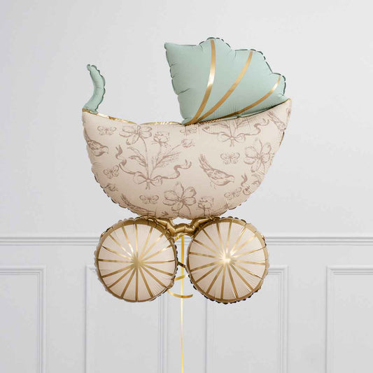 Baby Pram Foil Balloon - Perfect for Celebrating New Arrivals