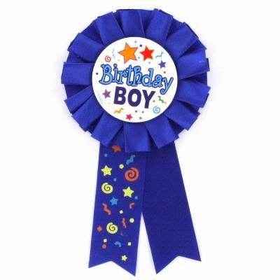 Birthday Boy Award Ribbon Badge