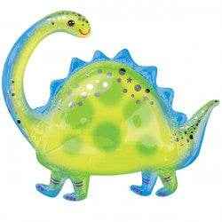 Brontosaurus Super Shape Foil Balloon - Perfect for Dinosaur Parties!