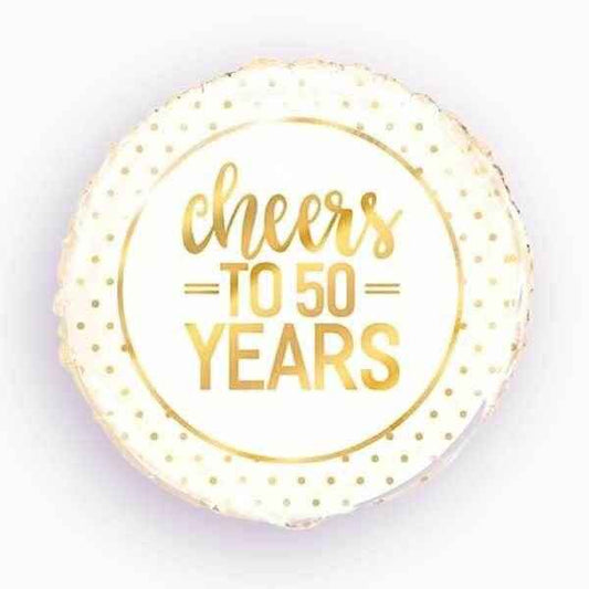 Cheers To 50 Years Foil Balloon