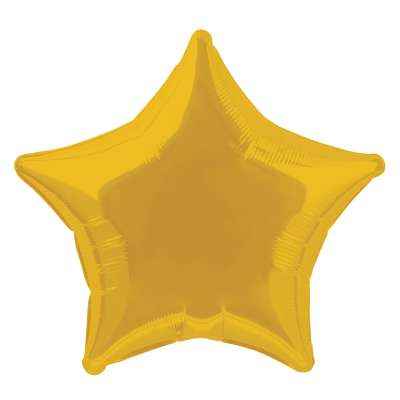 Classic Gold Foil Star Balloon