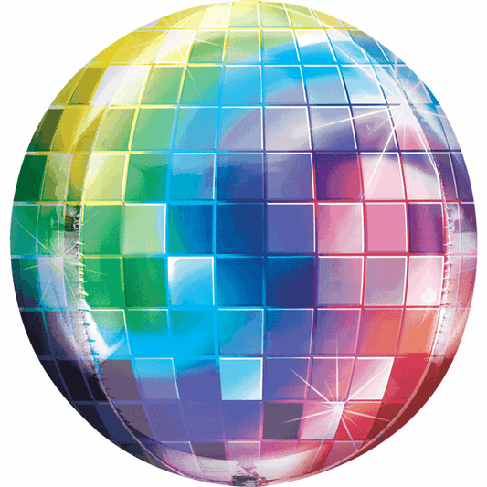 Colourful Disco Ball Foil Balloon