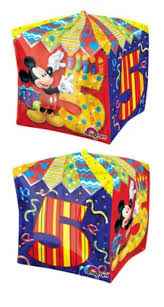 Cubez Mickey Mouse Age 5 Foil Balloon