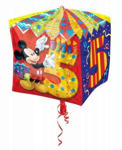 Cubez Mickey Mouse Age 5 Foil Balloon