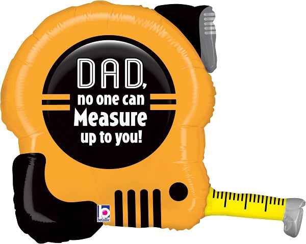 Dad Tape Measure Foil Balloon