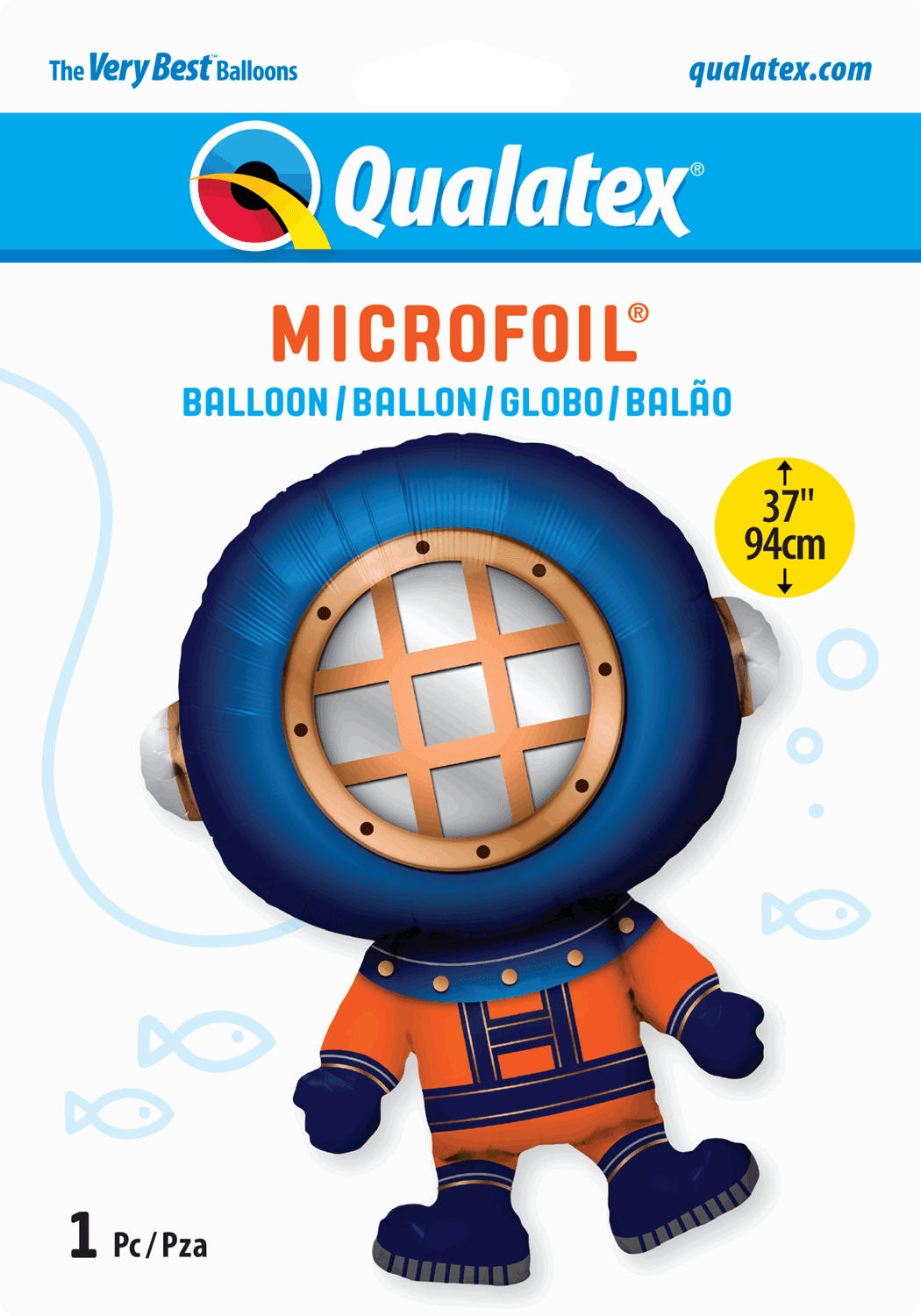 Deep Sea Diver Shaped Foil Balloon