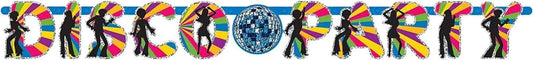 Disco Party Letter Banner