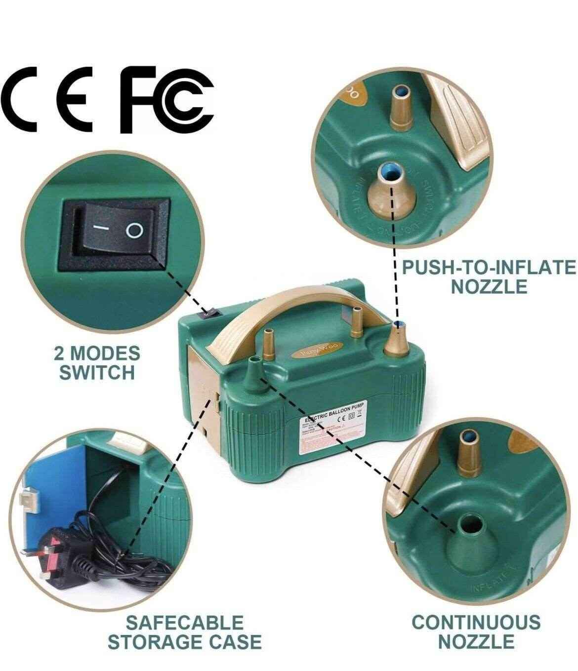 Electric Balloon Pump Kit - Fast and Efficient Inflation