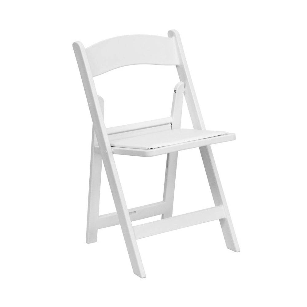 Elegant White Resin Fold Up Chair Hire for Your Perfect Event