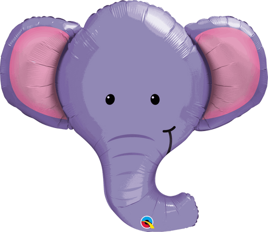 Elephant Head Shaped Foil Balloon