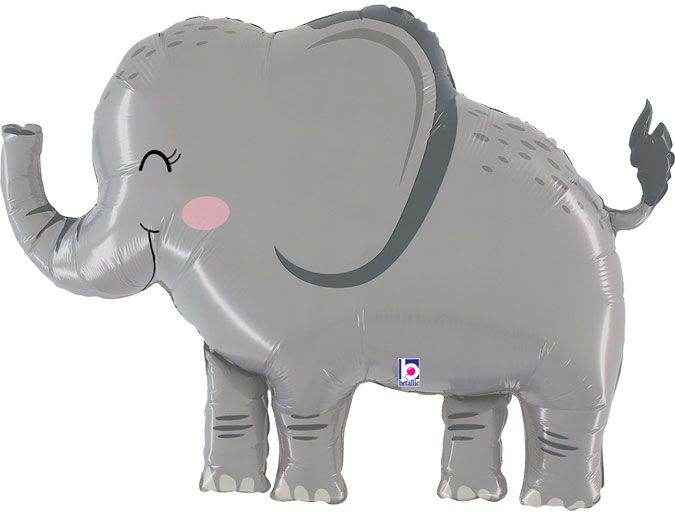 Elephant Shaped Foil Balloon