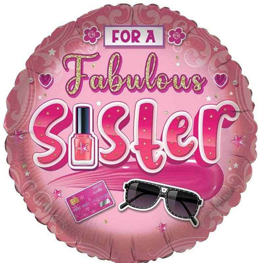 Fabulous Sister Foil Balloon