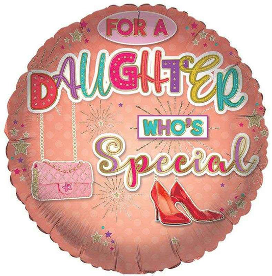For A Special Daughter Foil Balloon