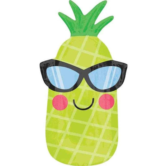 Fun In The Sun Pineapple Junior Shape Foil Balloon