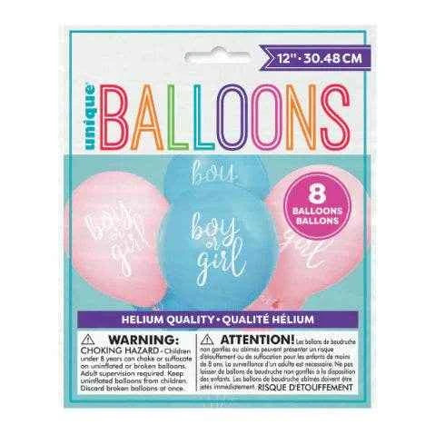 Gender Latex Balloons