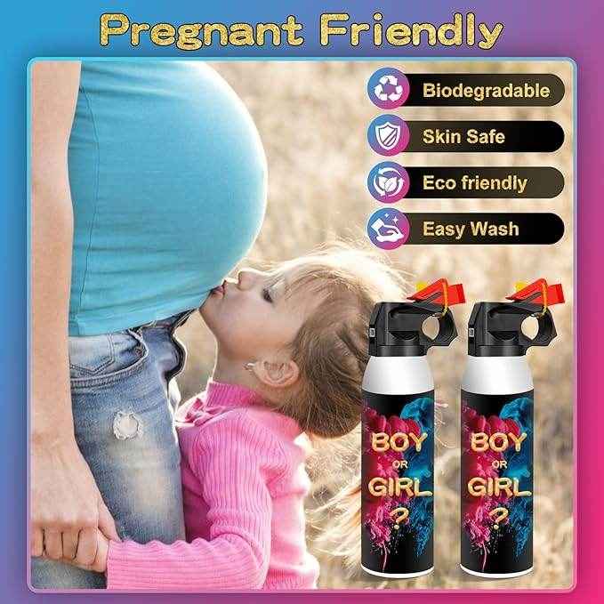 Gender Reveal Smoke Cannon, Fire Extinguisher Blue
