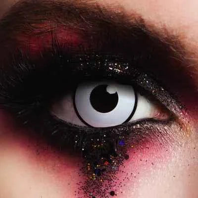 Glass White UV Contact Lenses - Illuminate Your Look