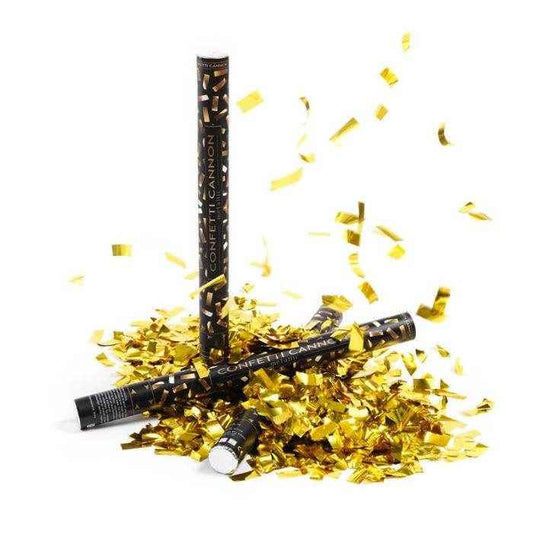 Gold Confetti Cannon - Make Your Party Unforgettable!