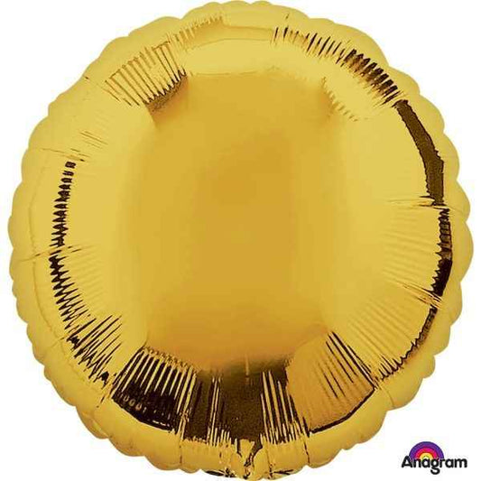 Gold Round Foil Balloon