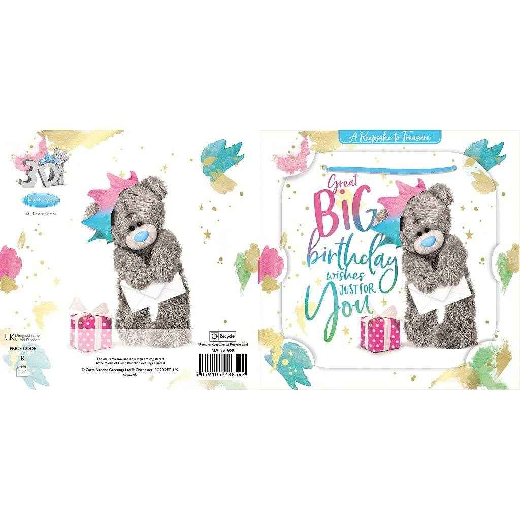 Great Big Birthday Wishes Just For You Greeting Card