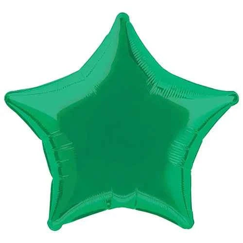 Green Foil Star Balloon