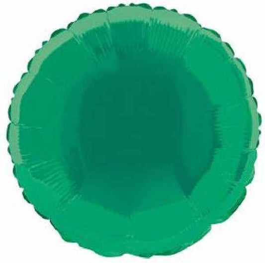 Green Round Foil Balloon